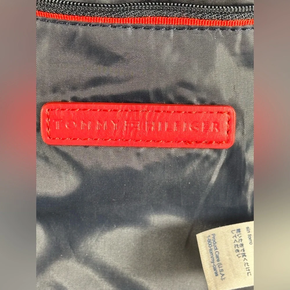 Tommy Hilfiger Men’s Red and Blue Crossbody Bag - Good Condition - Picture 8 of 16